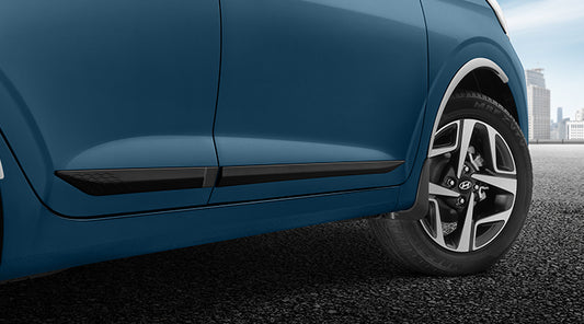 Body Side Moulding - Matte Black - Hyundai New Aura