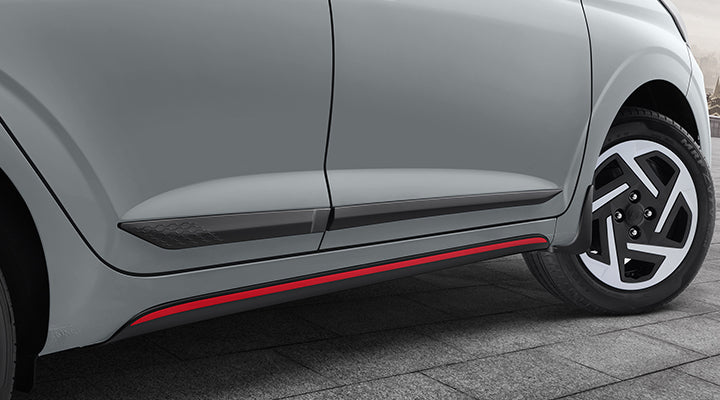 Body Side Moulding- MATTE BLACK - Hyundai New Grand I10 NIOS