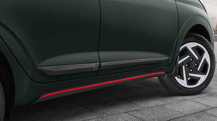 Body Side Moulding- MATTE BLACK - Hyundai New Grand I10 NIOS