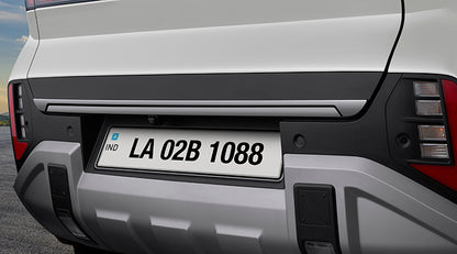 REAR BOOT GARNISH-DARK CHROME - New Hyundai Venue 2025