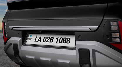 REAR BOOT GARNISH-DARK CHROME - New Hyundai Venue 2025