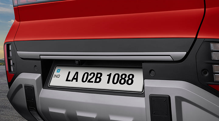 REAR BOOT GARNISH-DARK CHROME - New Hyundai Venue 2025