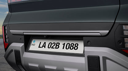 REAR BOOT GARNISH-DARK CHROME - New Hyundai Venue 2025