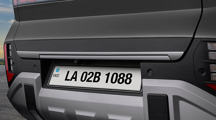 REAR BOOT GARNISH-DARK CHROME - New Hyundai Venue 2025