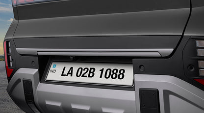 REAR BOOT GARNISH-DARK CHROME - New Hyundai Venue 2025