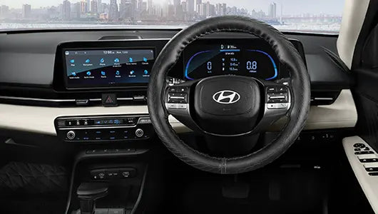 steering wheel cover verna